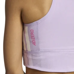 adidasAdizero Running Gel Pocket Crop Top - Brassière de sport femme