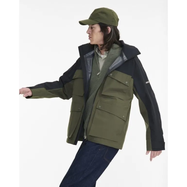 AigleParka Mi-Longue MTD Capuche - Veste imperméable homme