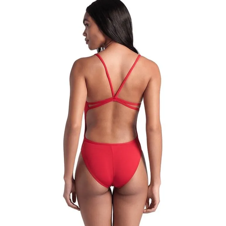 ArenaSwimsuit Lace Back Solid - Maillot de bain natation femme