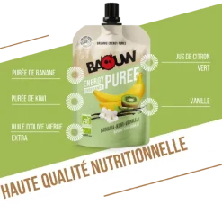 BaouwBanane-Kiwi-Vanille - Purée énergétique