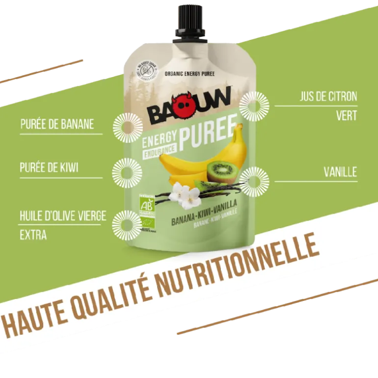 BaouwBanane-Kiwi-Vanille - Purée énergétique