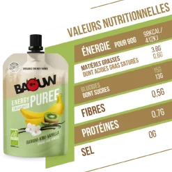 BaouwBanane-Kiwi-Vanille - Purée énergétique