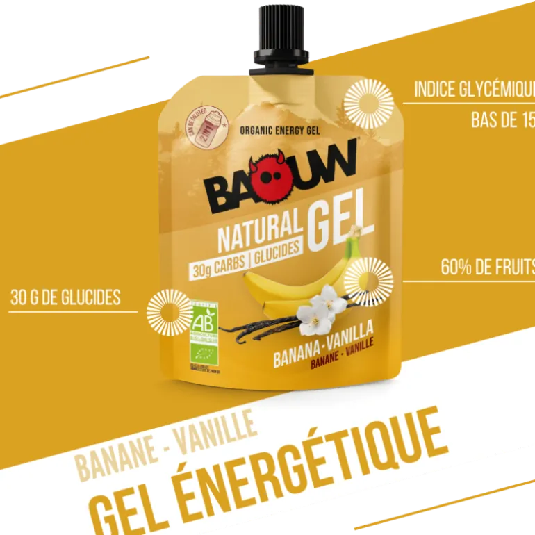 BaouwBanane-Vanille - Gel énergétique