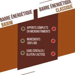 BaouwChocolat-Noisette - Barre énergétique