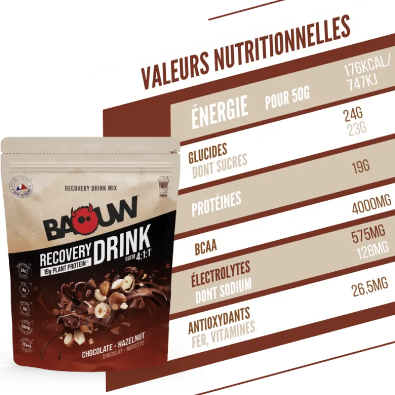 BaouwChocolat - Noisette - Boisson énergétique