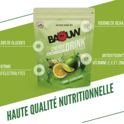 BaouwCitron - Fleur de Sureau - Boisson énergétique