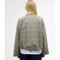 BarbourLeyburn Check Showerproof Bomber Jacket - Veste imperméable femme