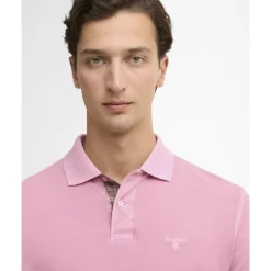 BarbourWashed Tartan Tailored Fit Pique Polo - Polo homme