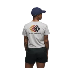 Black DiamondFaded Crop SS Tee - T-shirt femme