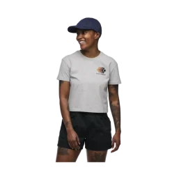 Black DiamondFaded Crop SS Tee - T-shirt femme