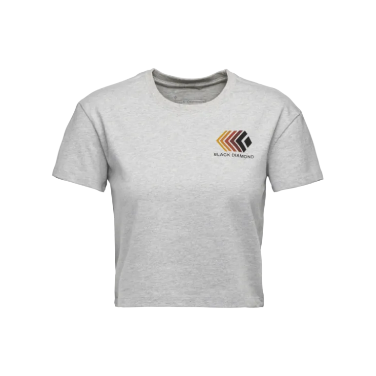 Black DiamondFaded Crop SS Tee - T-shirt femme