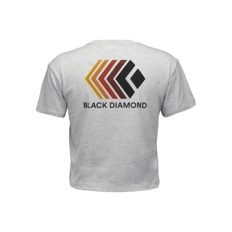 Black DiamondFaded Crop SS Tee - T-shirt femme