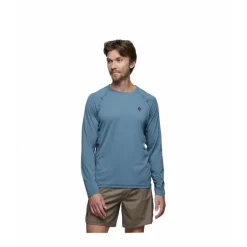 Black DiamondLS Alpenglow Crew - T-shirt anti uv homme