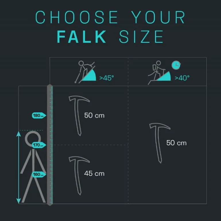 Blue IceFalk Ice Axe - Piolet