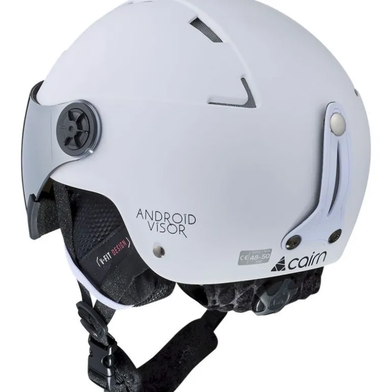 CairnAndroid Visor J - Casque ski avec visière enfant