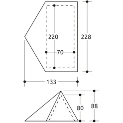 CampMinima 1 Evo - Tente