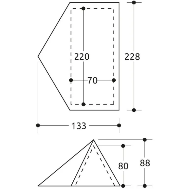CampMinima 1 Evo - Tente