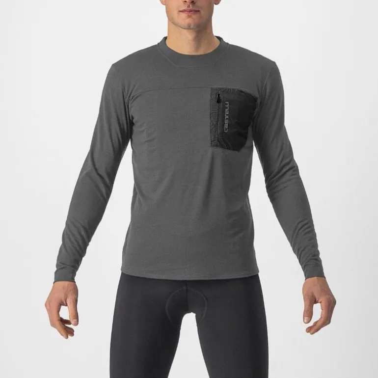 CastelliUnlimited Merino Long Sleeve - Maillot thermique laine mérinos homme