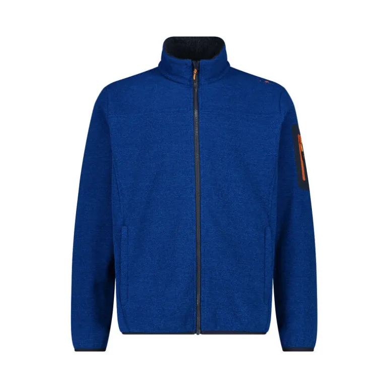 CMPMen's jacquard Knit-Tech fleece with rhombus motif - Polaire homme