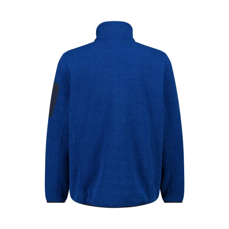CMPMen's jacquard Knit-Tech fleece with rhombus motif - Polaire homme