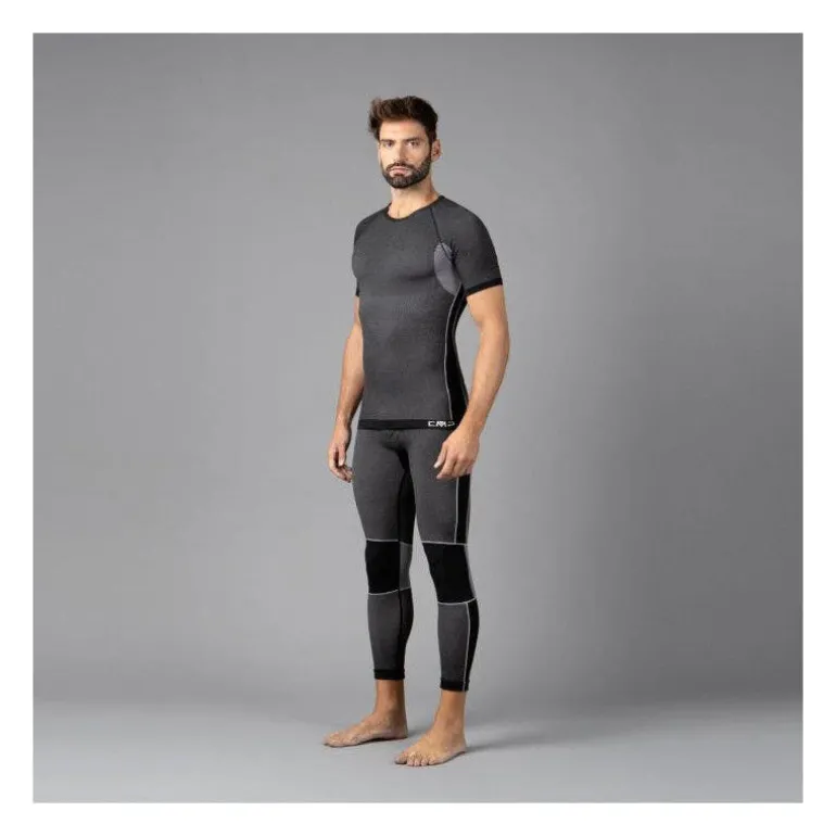 CMPMen's seamless 3/4-length thermal pants - Collant thermique homme