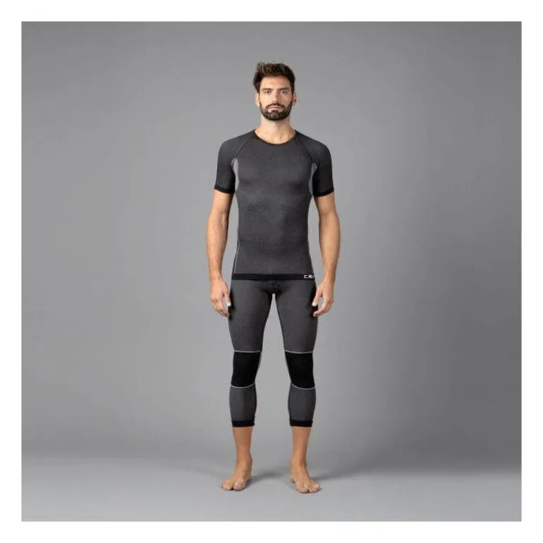 CMPMen's seamless 3/4-length thermal pants - Collant thermique homme