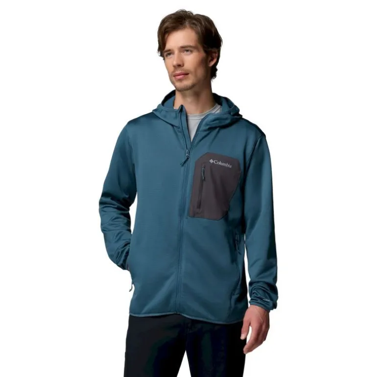 ColumbiaTall Heights Hooded Grid Fleece Full Zip - Polaire homme