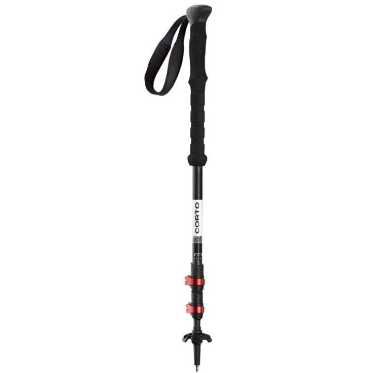 CortoFuji Carbon 3 Brins Speedlock + Long Grip - Bâtons randonnée