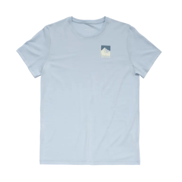 DevoldClassic "Summit" Tee Man - T-shirt en laine mérinos homme