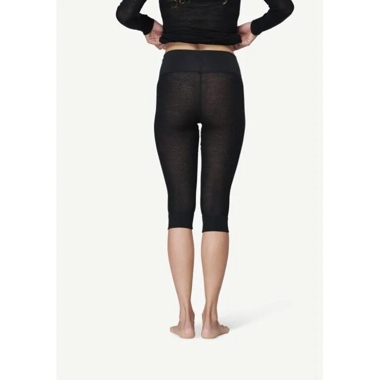 DevoldWool Mesh 190 3/4 Longs - Collant thermique laine mérinos femme