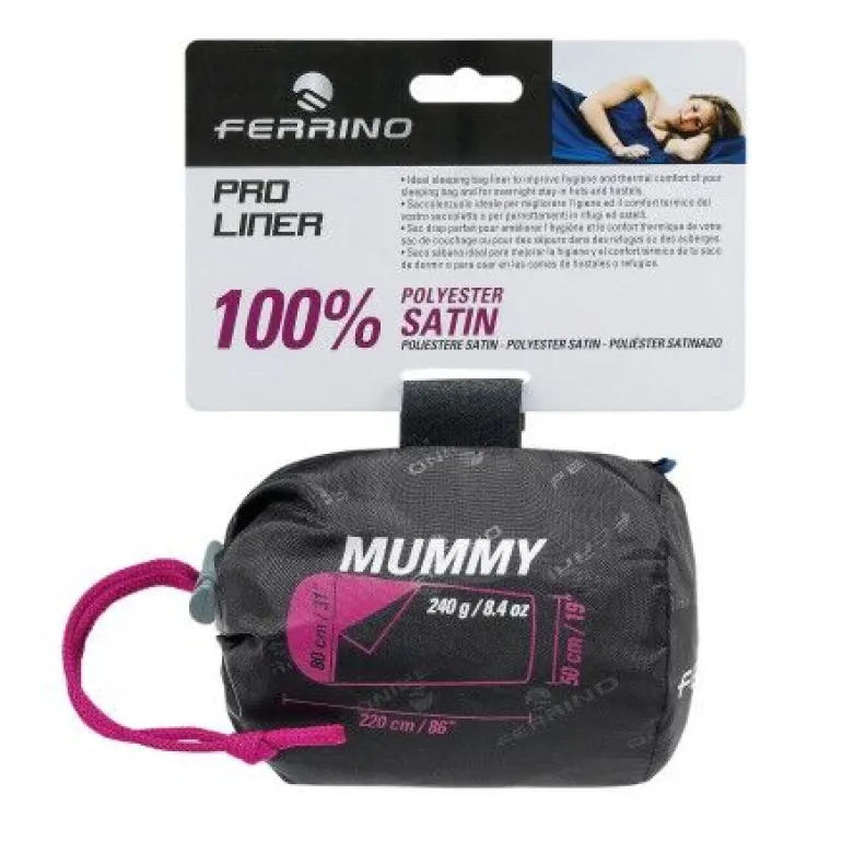 FerrinoPro Liner Mummy - Drap de sac de couchage