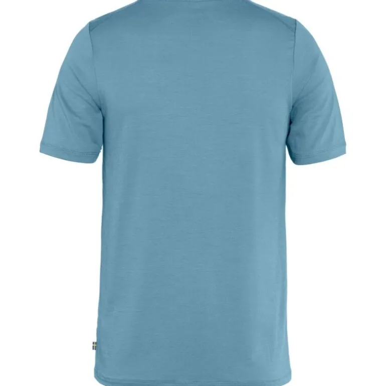 FjällrävenAbisko Wool Logo SS - T-shirt en laine mérinos homme