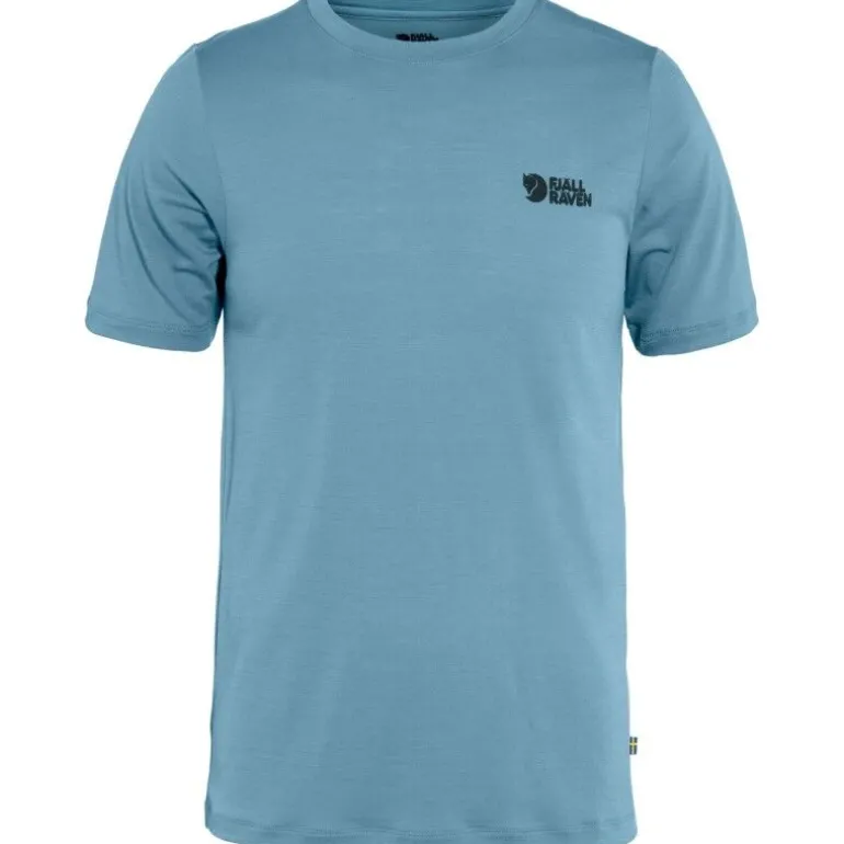 FjällrävenAbisko Wool Logo SS - T-shirt en laine mérinos homme