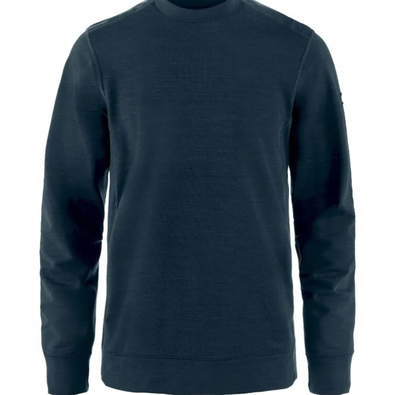 FjällrävenKeb Fleece Crew Neck - Sweatshirt en laine mérinos homme