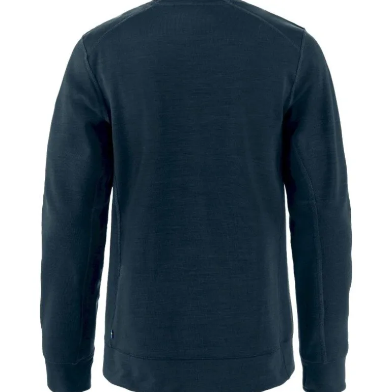 FjällrävenKeb Fleece Crew Neck - Sweatshirt en laine mérinos homme