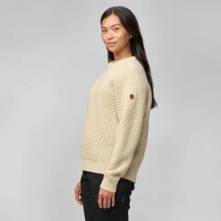 FjällrävenÖvik Waffle Knit - Pull en laine mérinos femme