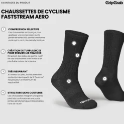 GripGrabFastStream Aero Cycling Socks - Chaussettes vélo