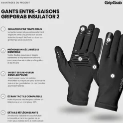 GripGrabInsulator 2 Midseason Gloves - Gants vélo