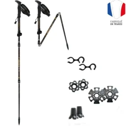 GuidettiFlashlock Carbone - Alu MK - Bâtons randonnée