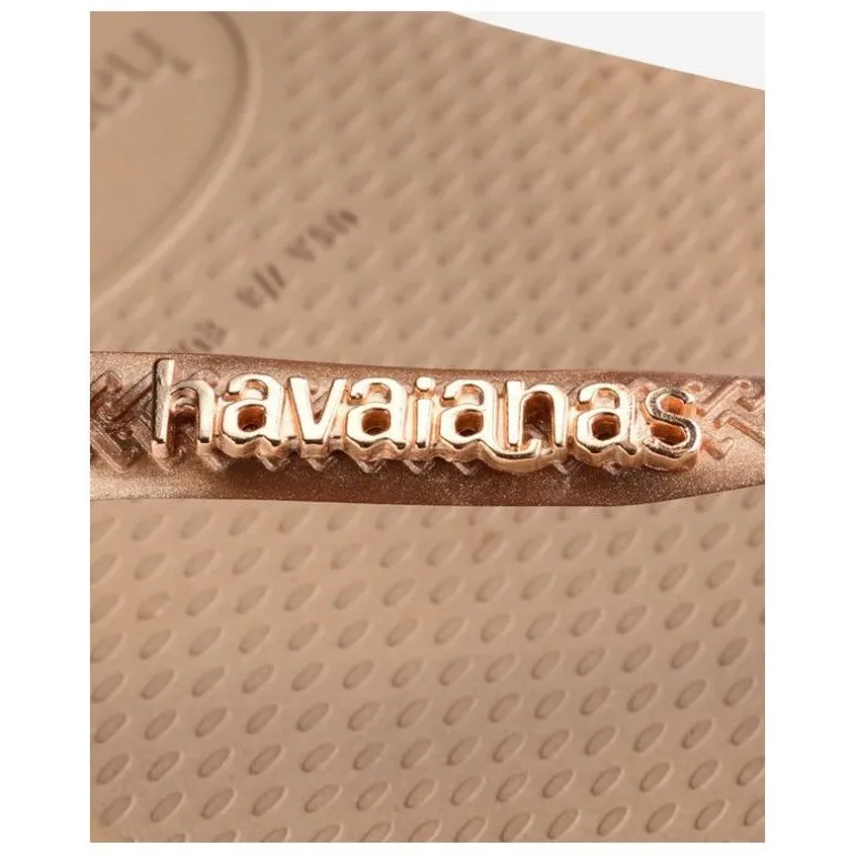 HavaianasSlim Logo Metallic - Tongs femme