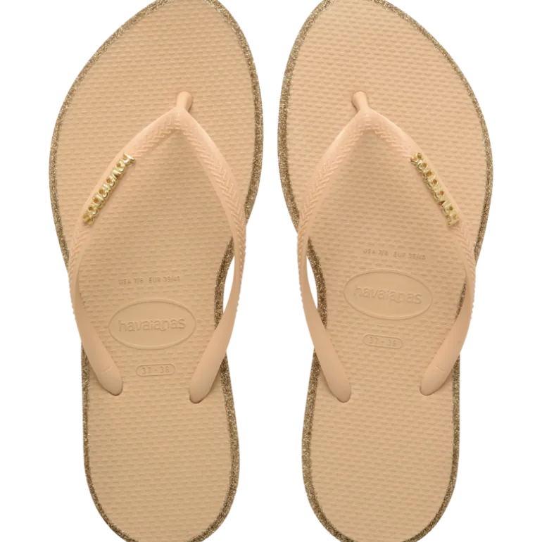 HavaianasSlim Point Glitter - Tongs femme