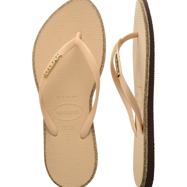 HavaianasSlim Point Glitter - Tongs femme