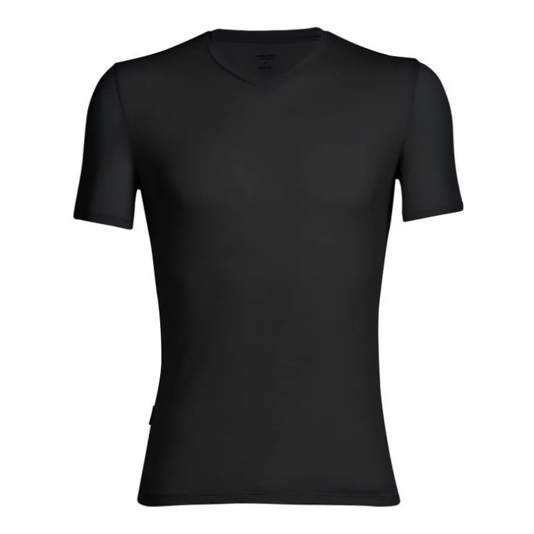 icebreakerAnatomica Short Sleeve col V en Mérinos - T-shirt en laine mérinos homme