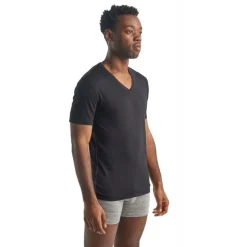 icebreakerAnatomica Short Sleeve col V en Mérinos - T-shirt en laine mérinos homme