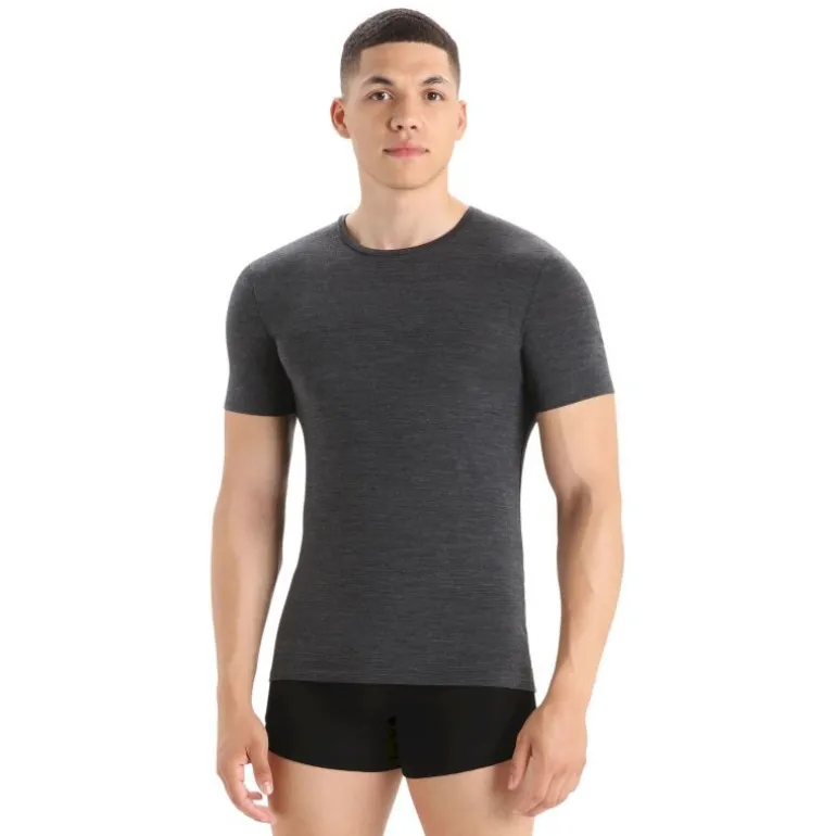 icebreakerAnatomica Short Sleeve Crewe en Mérinos - Sous-vêtement technique homme