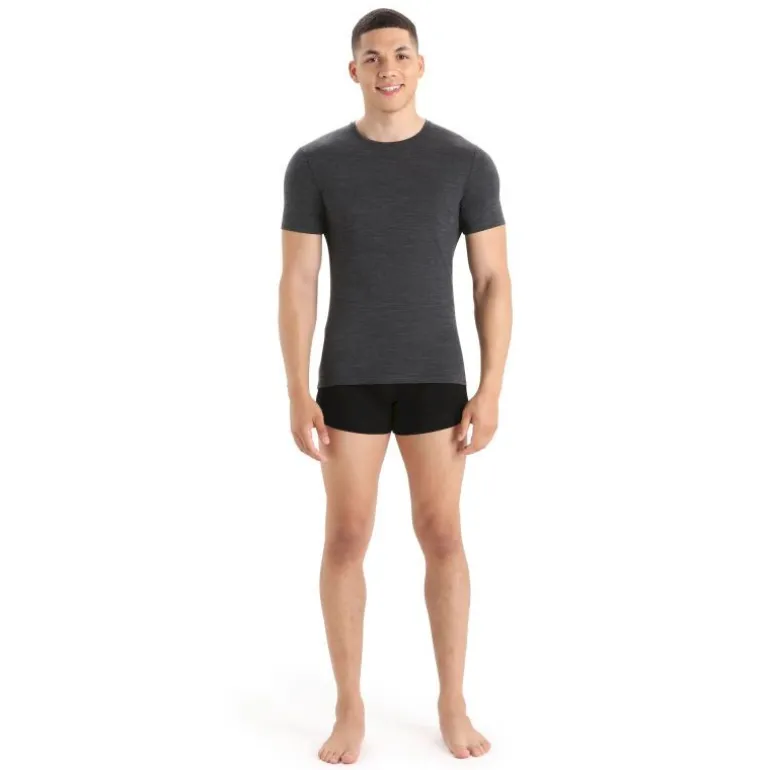 icebreakerAnatomica Short Sleeve Crewe en Mérinos - Sous-vêtement technique homme