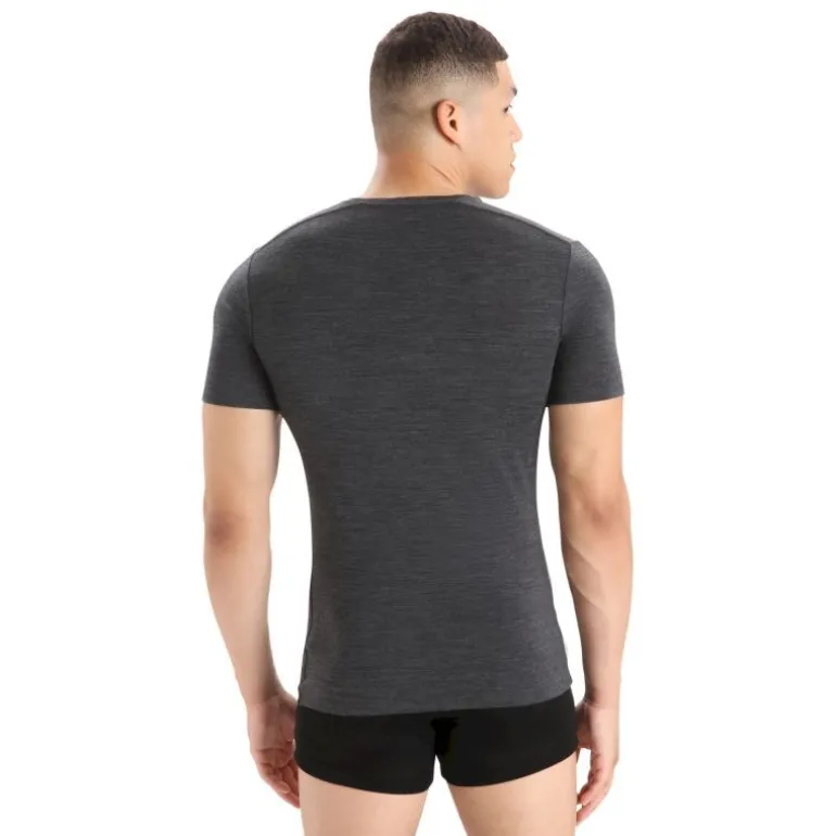 icebreakerAnatomica Short Sleeve Crewe en Mérinos - Sous-vêtement technique homme