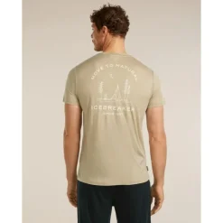 icebreakerMerinos 150 Tech Lite SS Tee Peaceful Pass - T-shirt en laine mérinos homme
