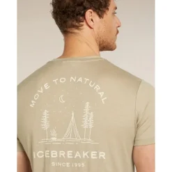 icebreakerMerinos 150 Tech Lite SS Tee Peaceful Pass - T-shirt en laine mérinos homme