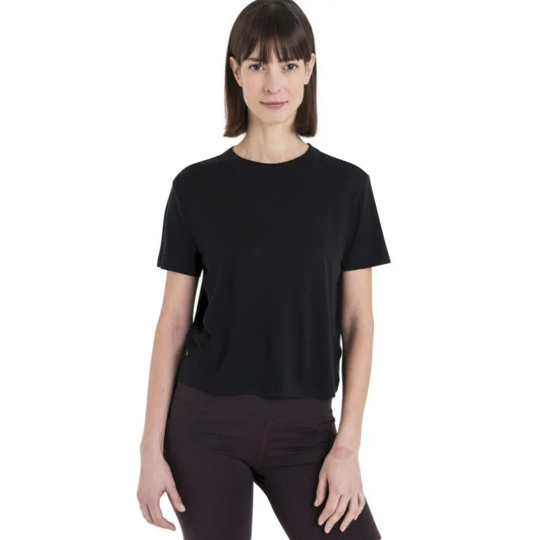 icebreakerMerino 150 Tech Lite III SS Crop Tee - T-shirt en laine mérinos femme